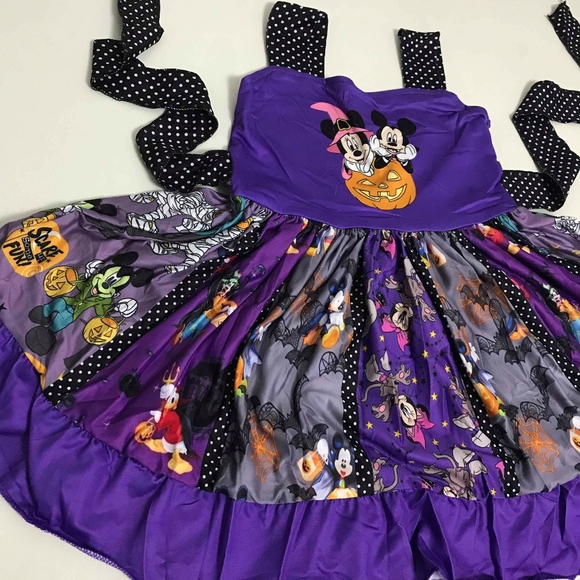 Minnie Mickey Halloween cute twirl dress - Picture 2 of 8